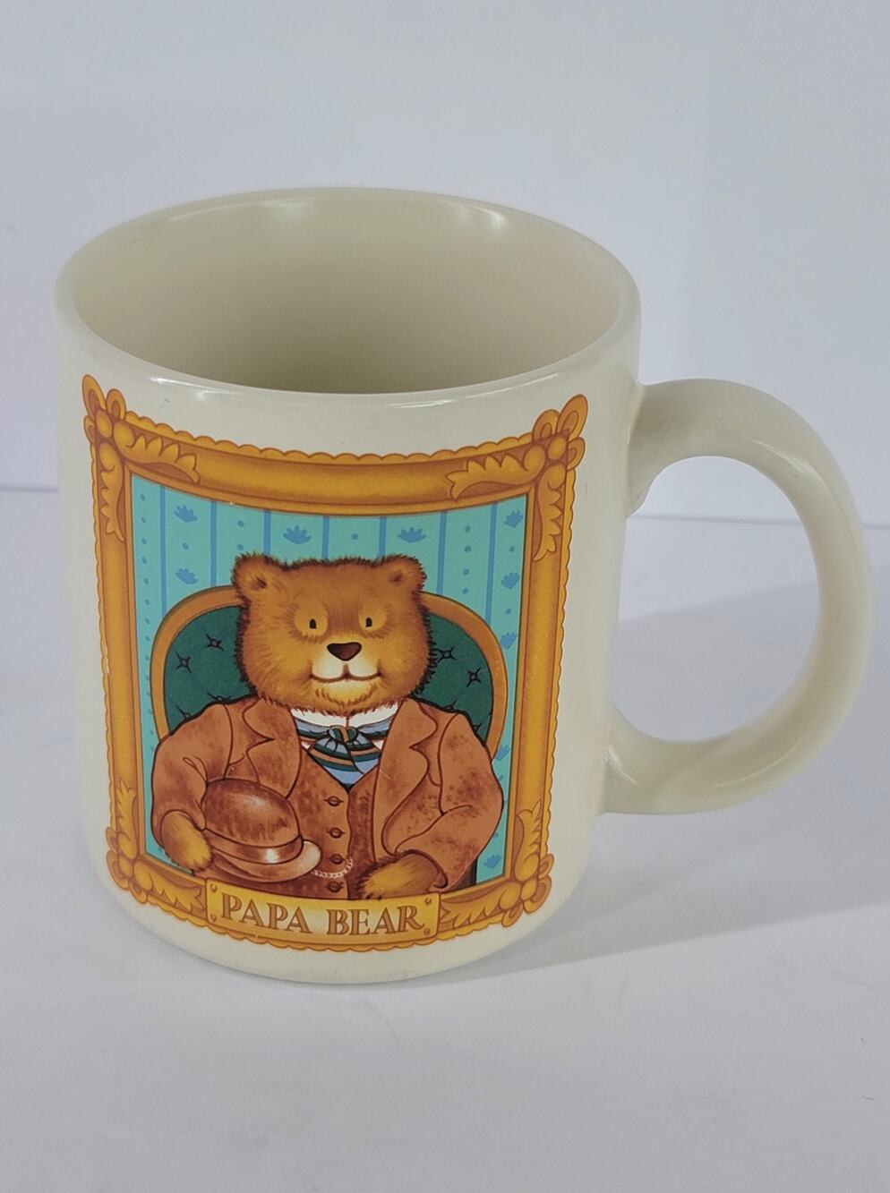 Vintage AMERICAN GREETINGS Papa Bear Coffee Mug Dad Father's Day Gift